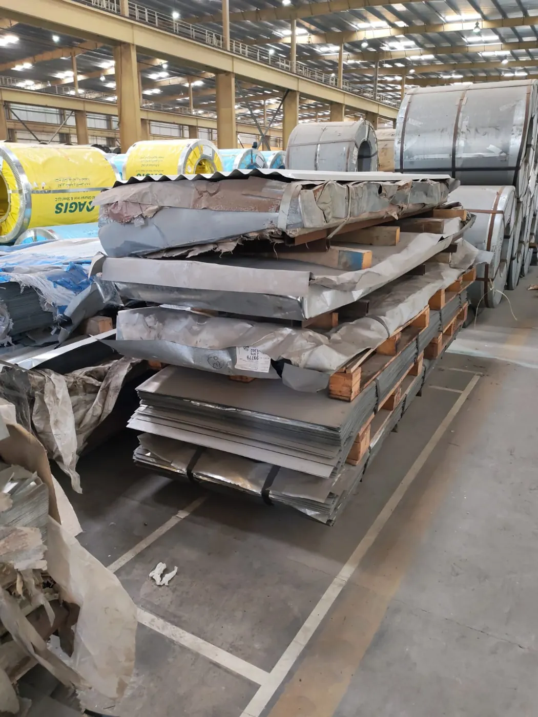 Steel plate and flat rolled offcuts
