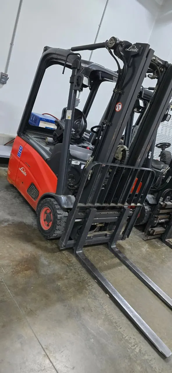 Used forklift ready for valuation